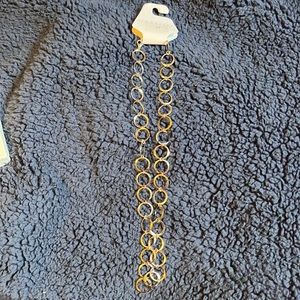 Womens gold and silver necklace